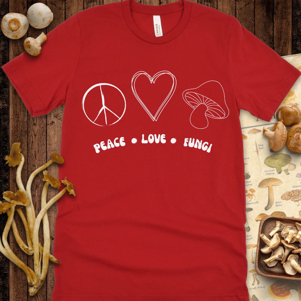 Peace Love Fungi Tee