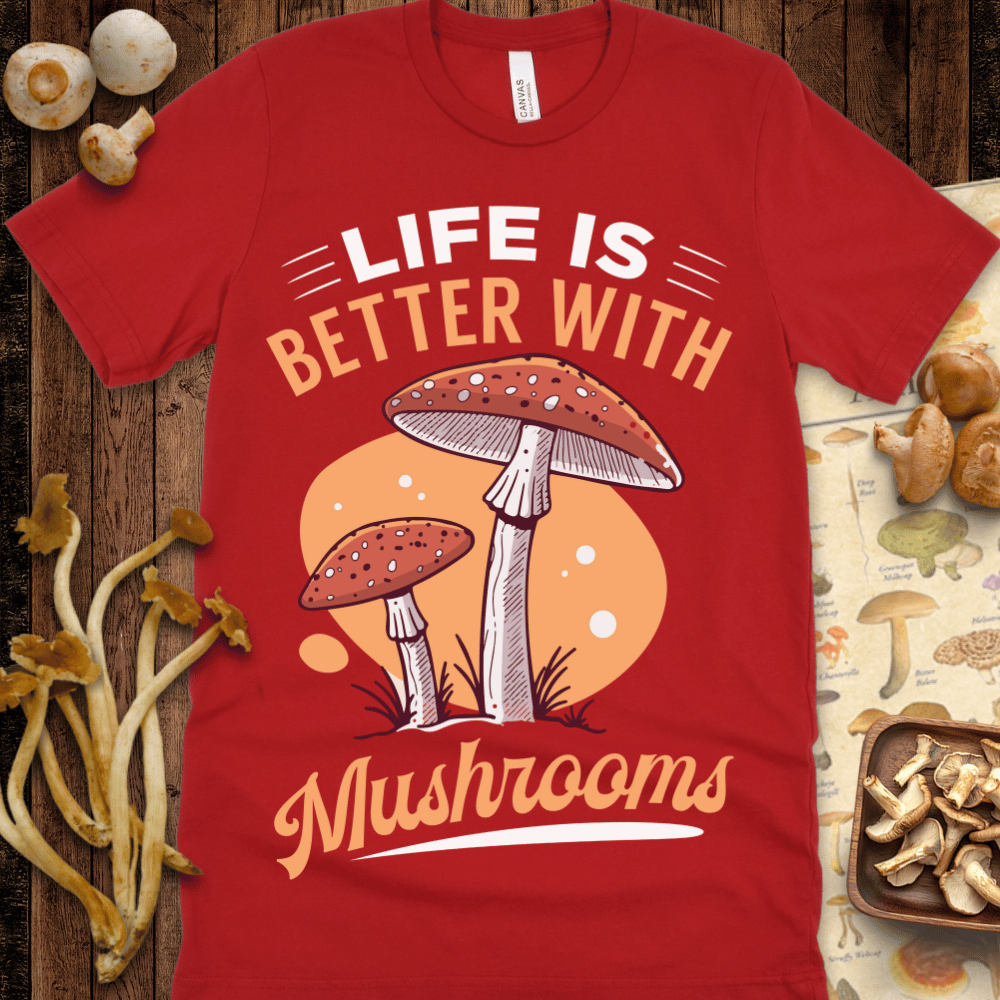 Life With Mushrooms Tee