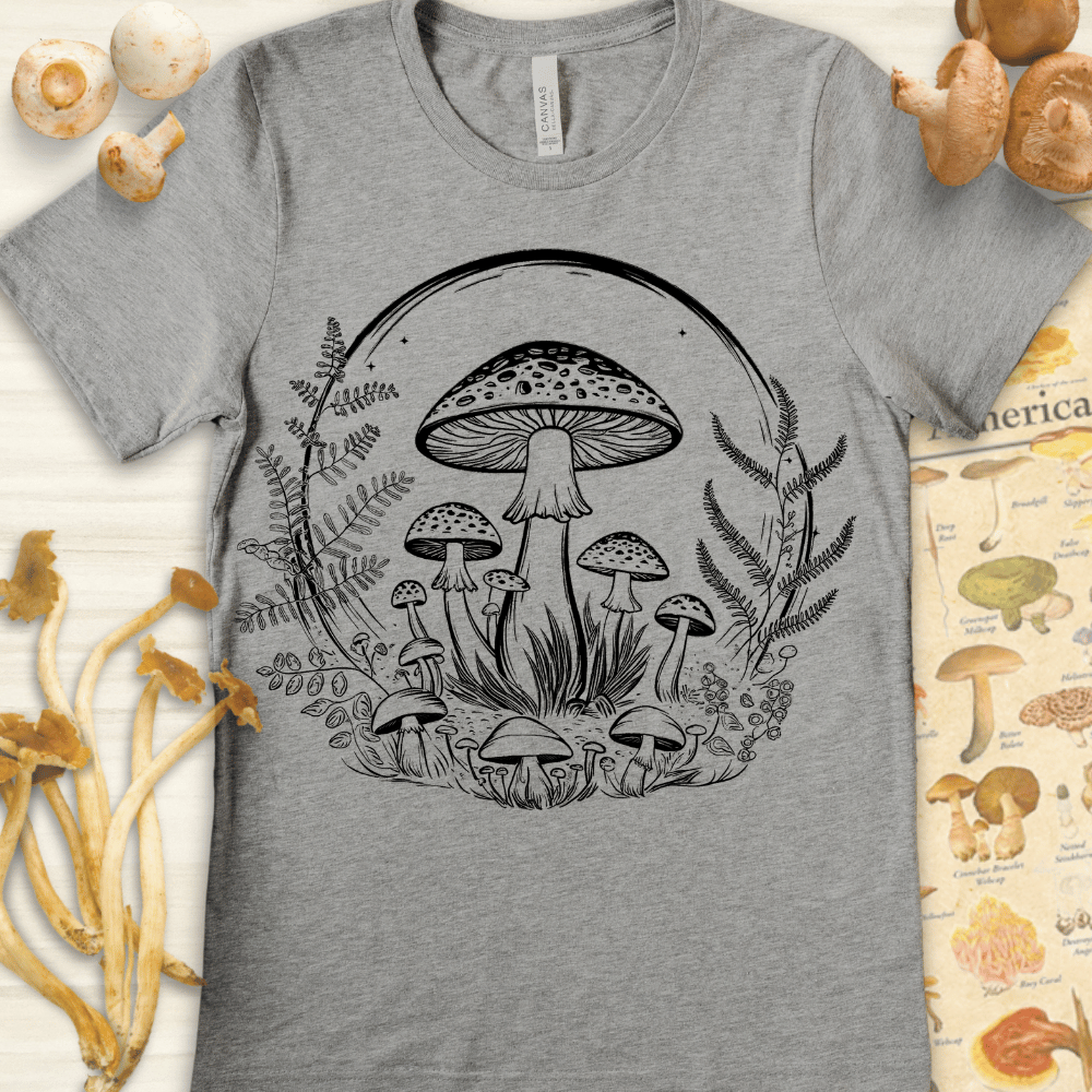 Woodland Caps Tee Lite Gray