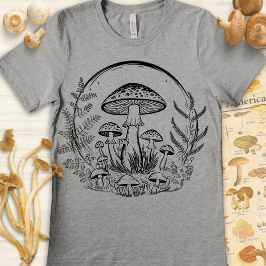 Woodland Caps Tee Lite Gray