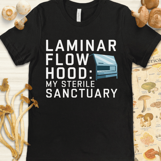 Laminar Flow Hood Tee Black
