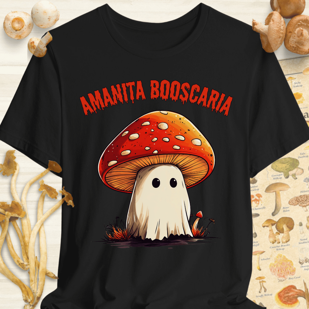Amanita Booscaria Tee Black
