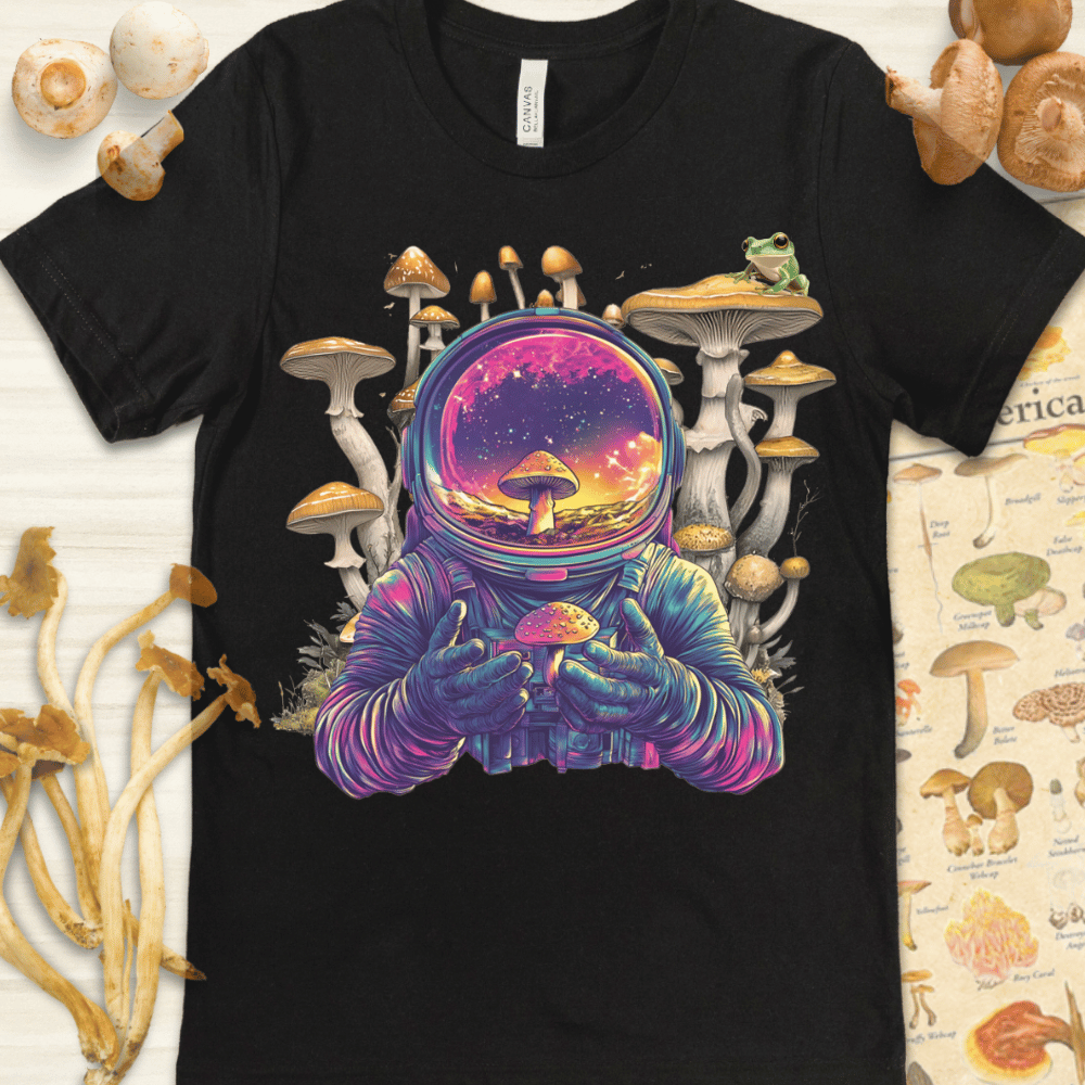 Astromushroom Tee Black