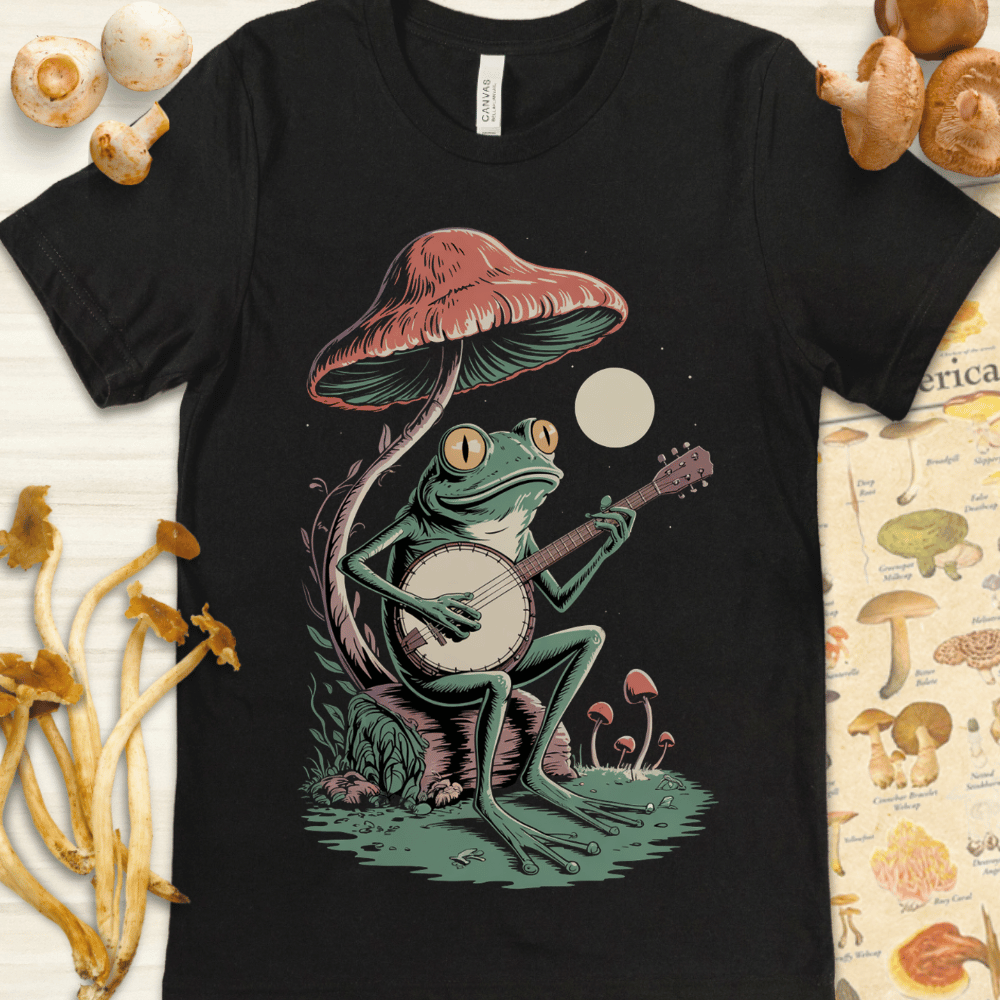 Banjo Frog Fungi Tee