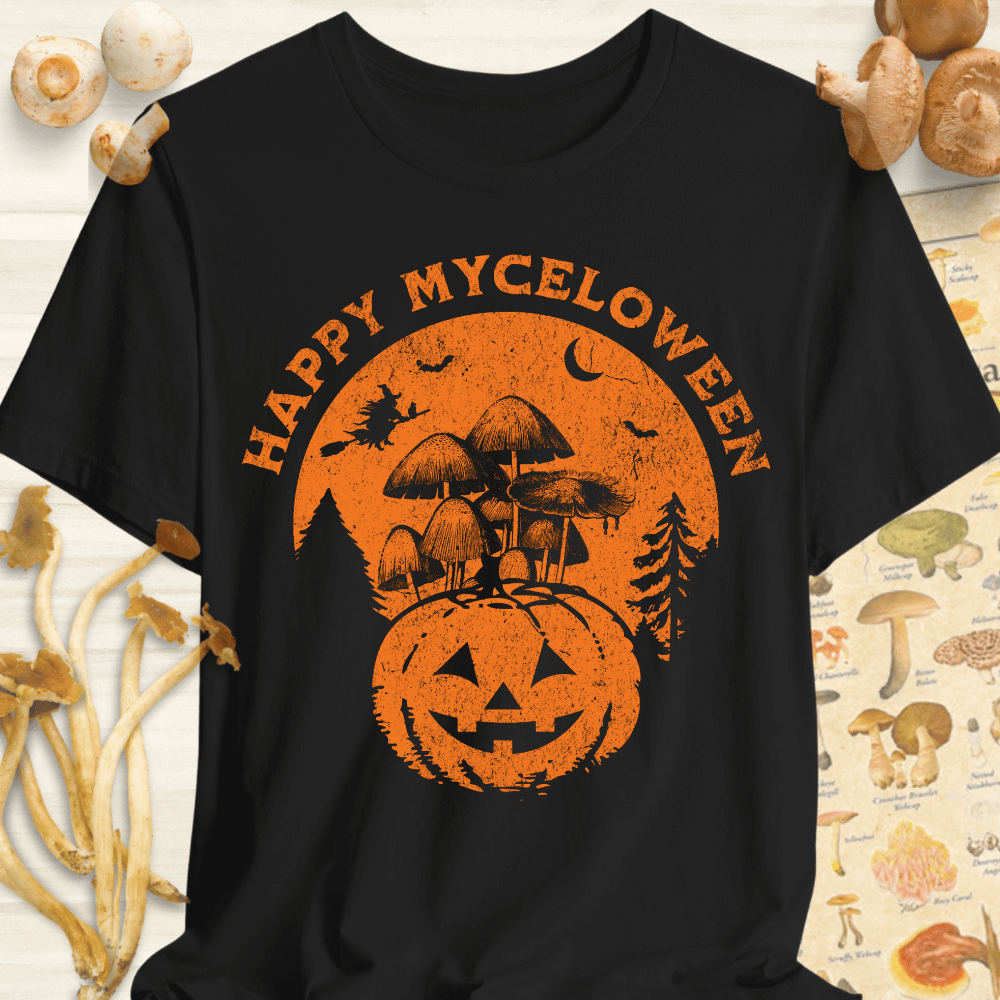 Happy Myceloween Tee Black