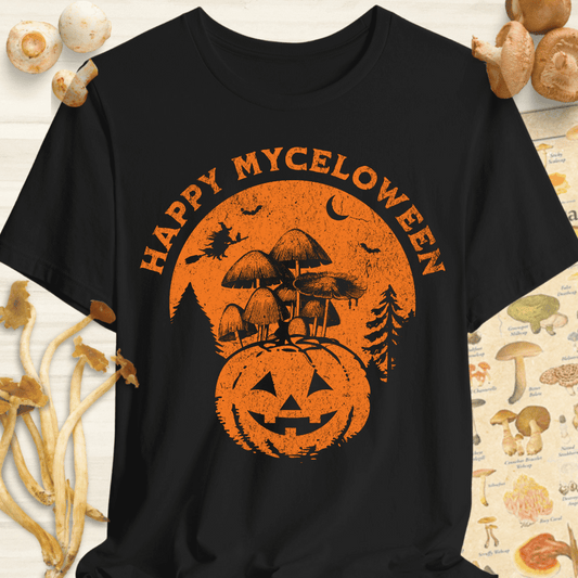 Happy Myceloween Tee Black