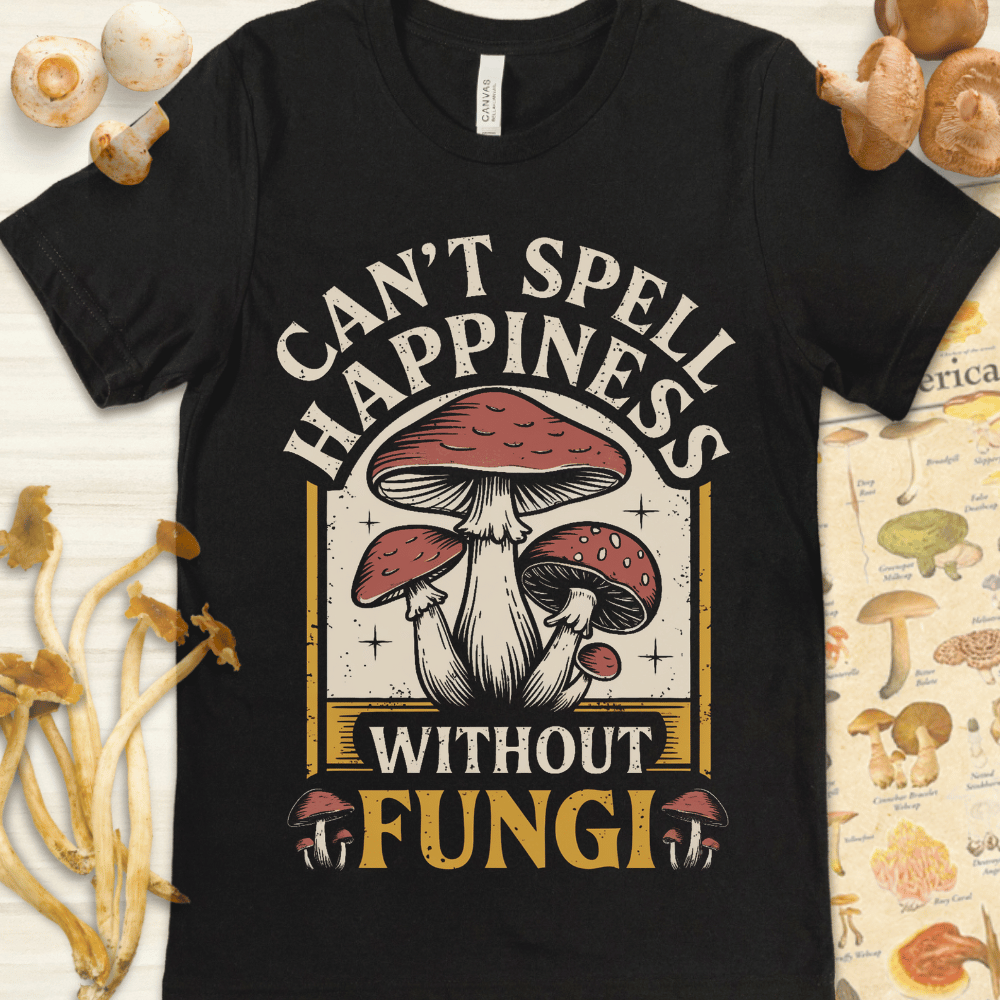 Spell Fungi Tee Black