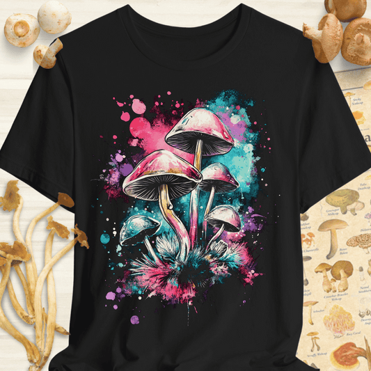 Fungal Water Splash Tee Black