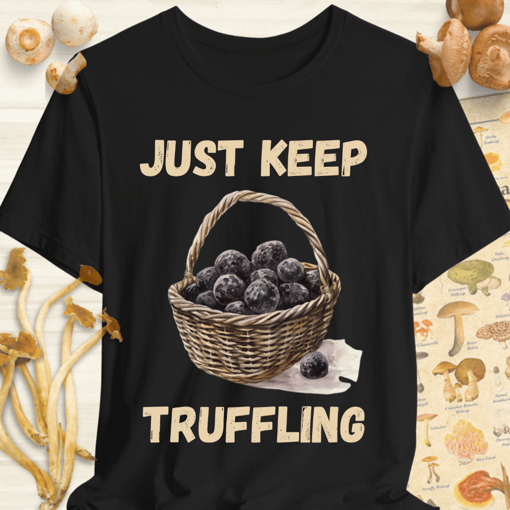 Just Keep Tufflin Tee Black