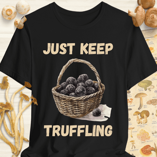 Just Keep Tufflin Tee Black