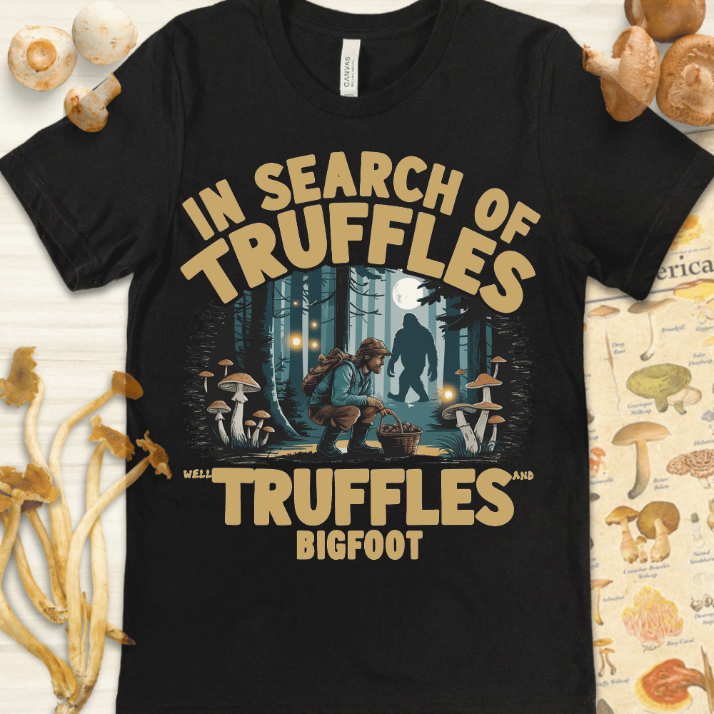 Truffles & Bigfoot Tee Black