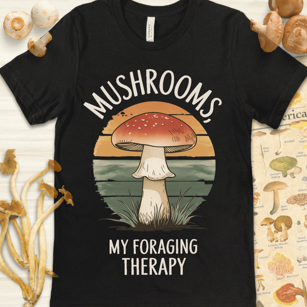 Foraging Therapy Tee Black