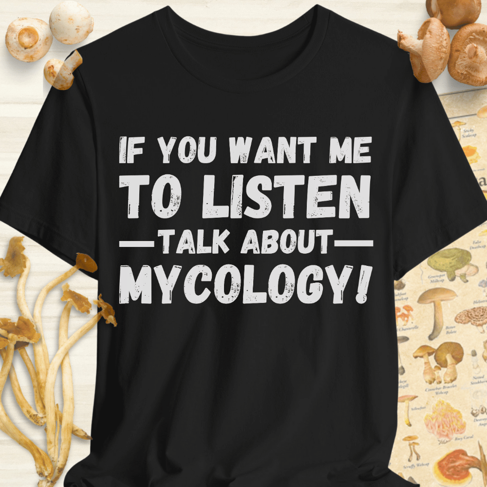 Talk About Mycology Tee Black