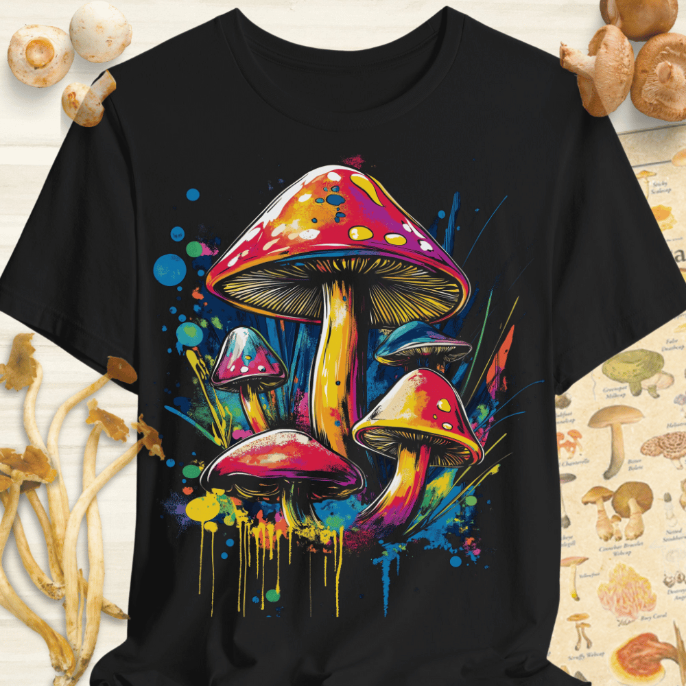 Fungal Street Art Tee Black