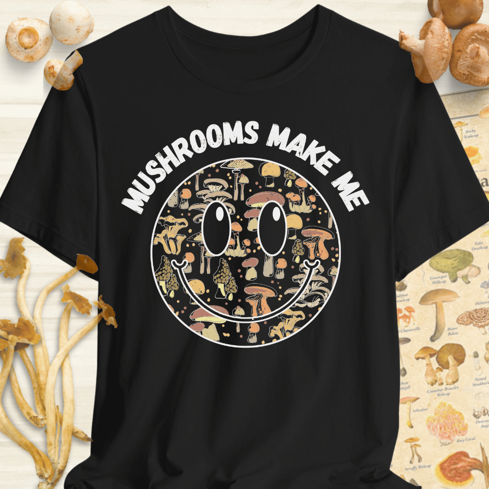 Make Me Happy Tee Black