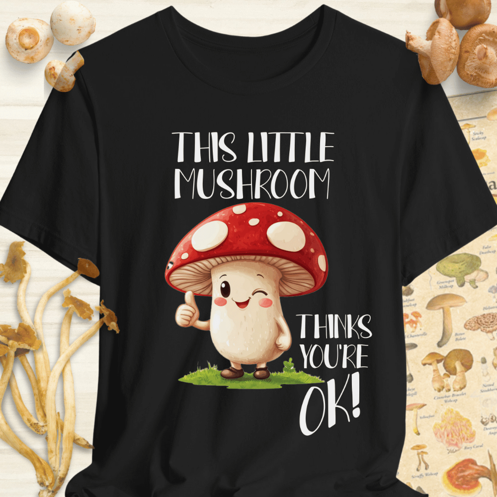 This Little Mushroom 2 Tee Black