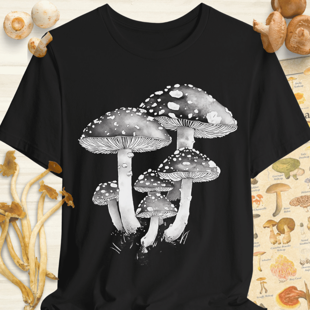 Ink Fungal Essence Tee Black