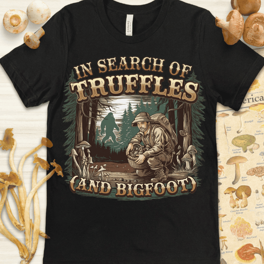 Truffles And Bigfoot Tee Black