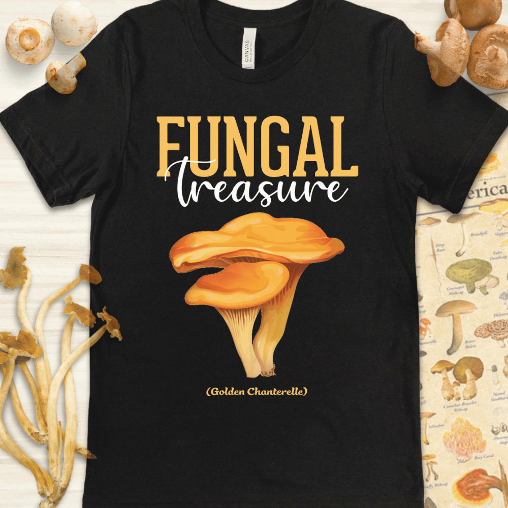 Fungal Treasure Tee Black
