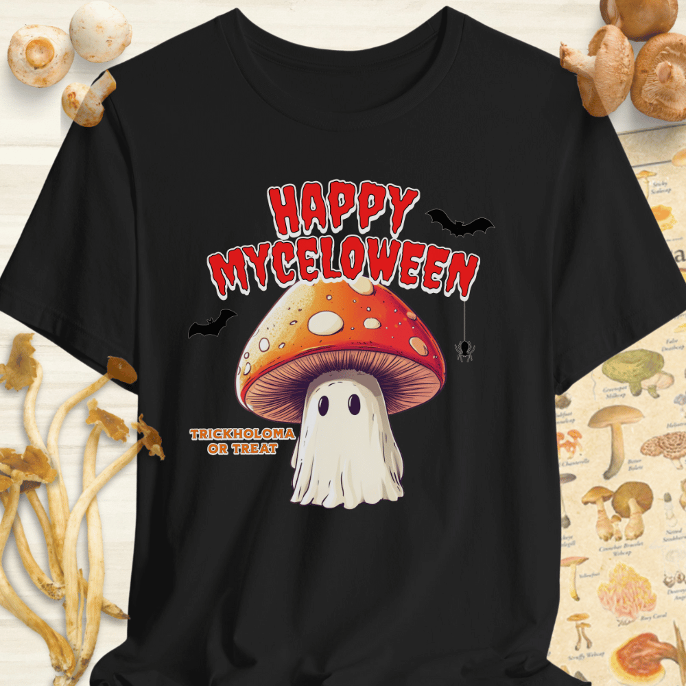 Happy Myceloween Tee Black