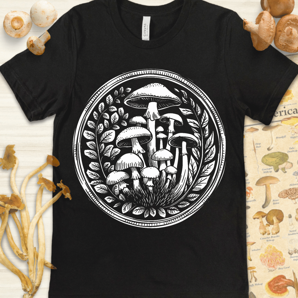 Enchanted Medallion Tee Black