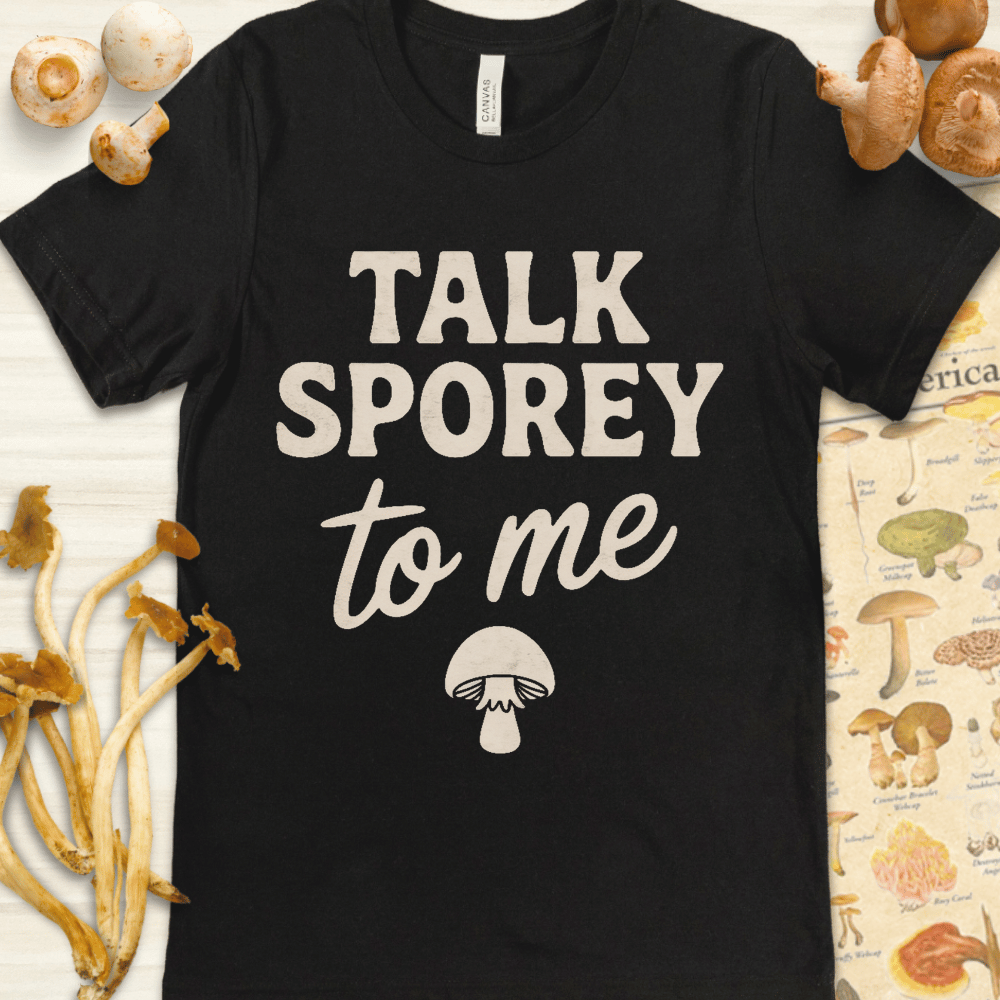 Talk Sporey Tee Black