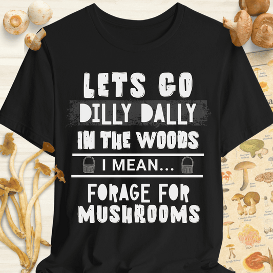 Dilly Dally Foraging Tee Black