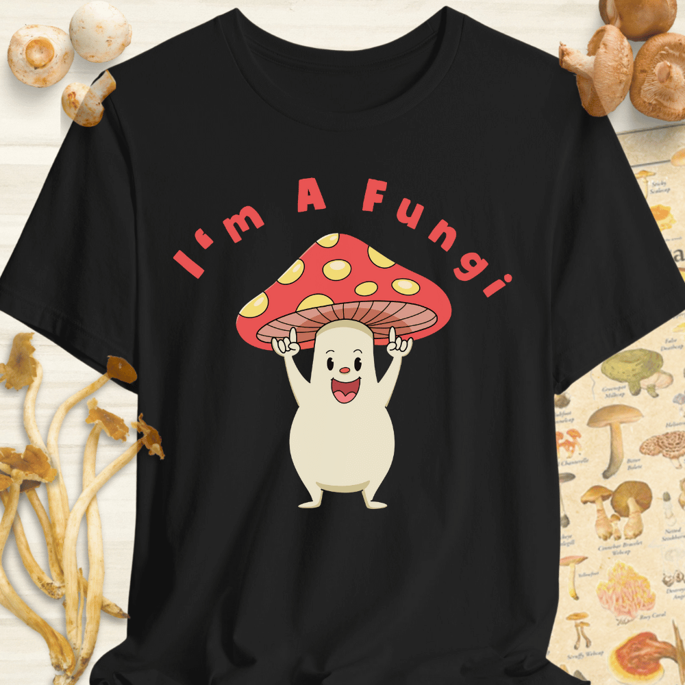I'm A Fungi Tee Black