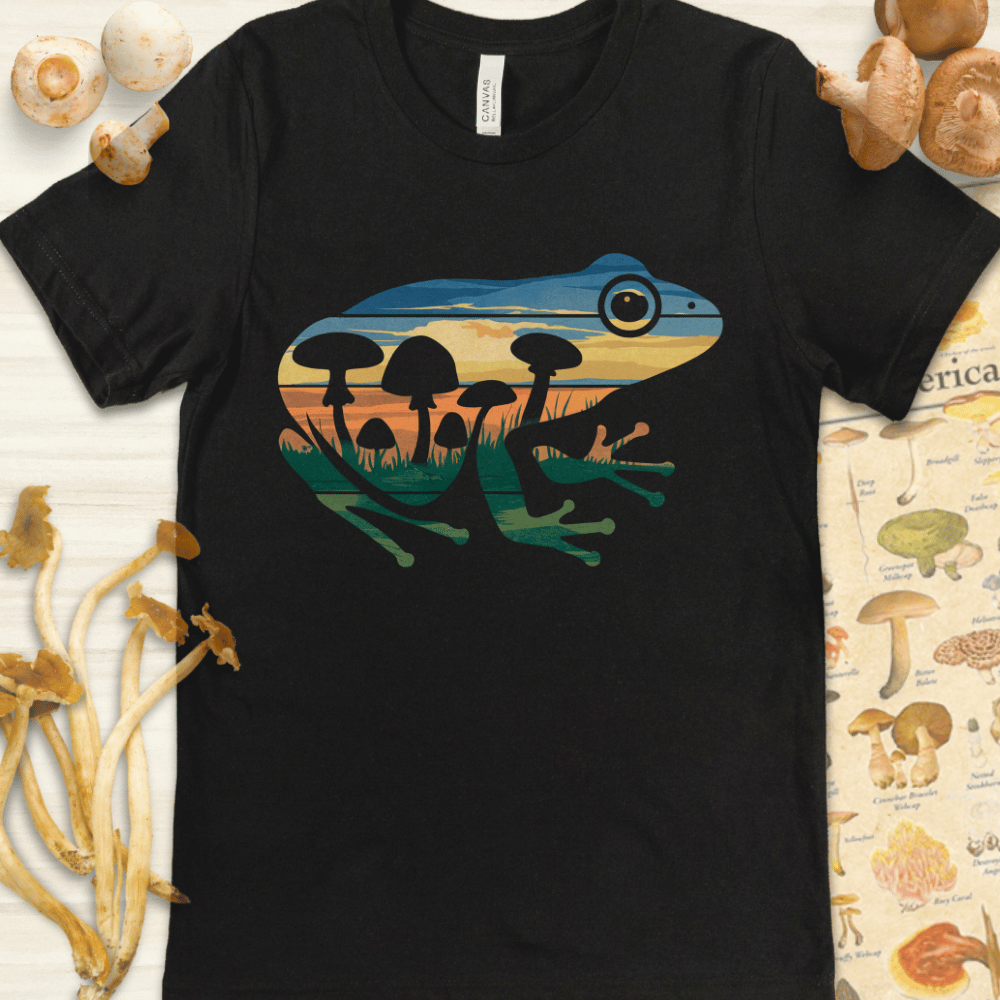 Toadstool Twilight Tee Black