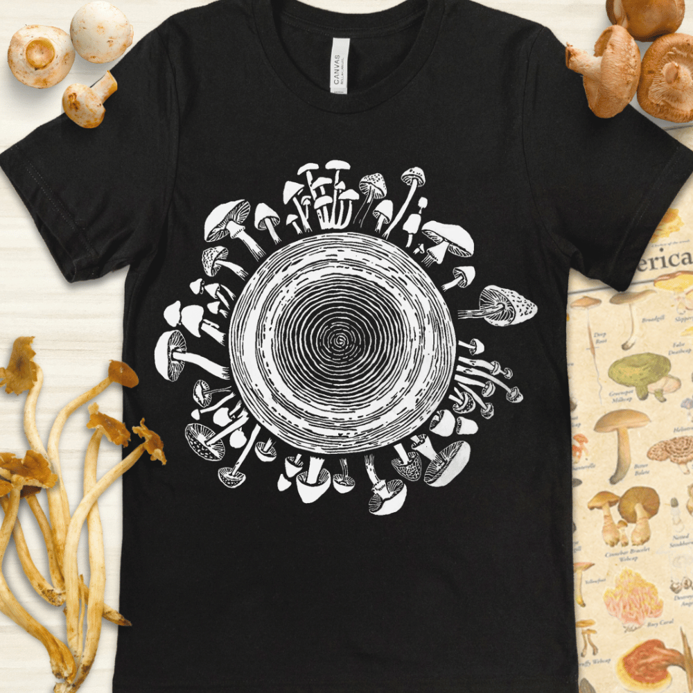 Tree Ring Myco Tee Black