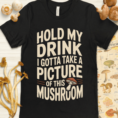Hold My Drink Tee Black