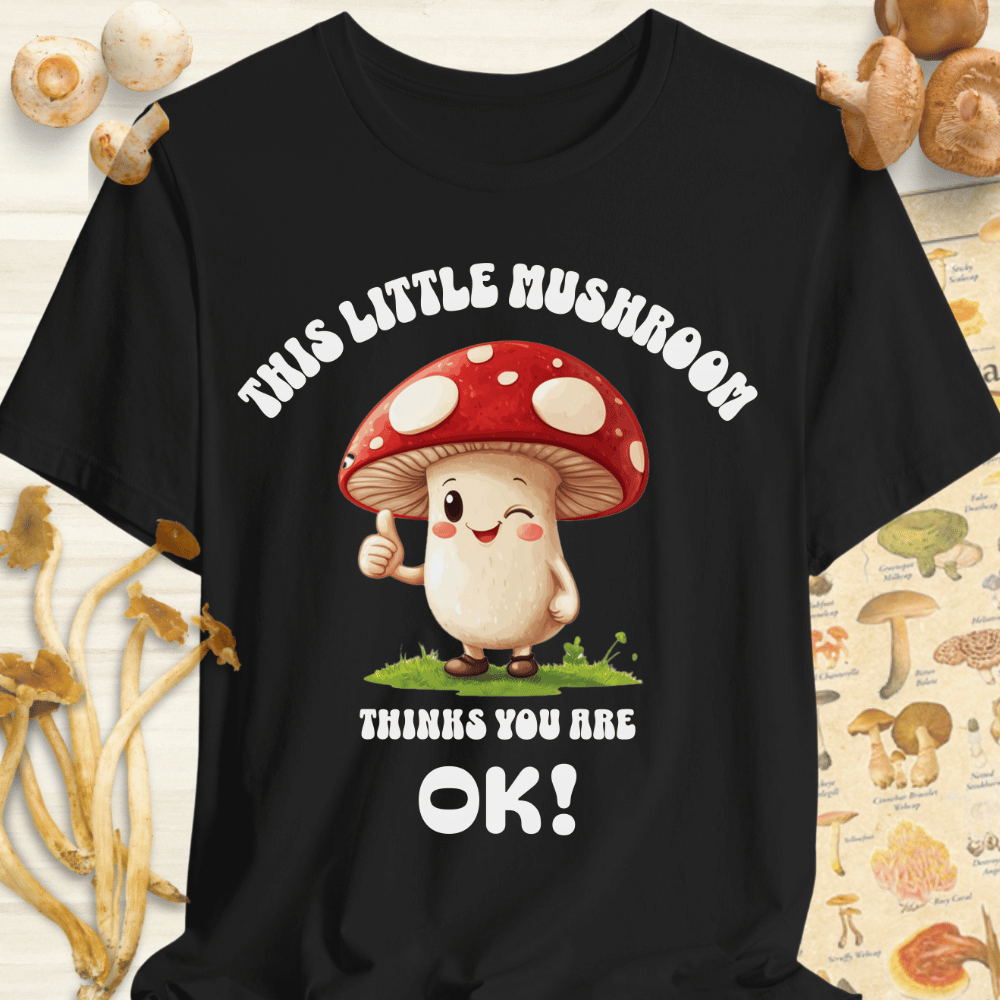 This Little Mushroom1 Tee Black