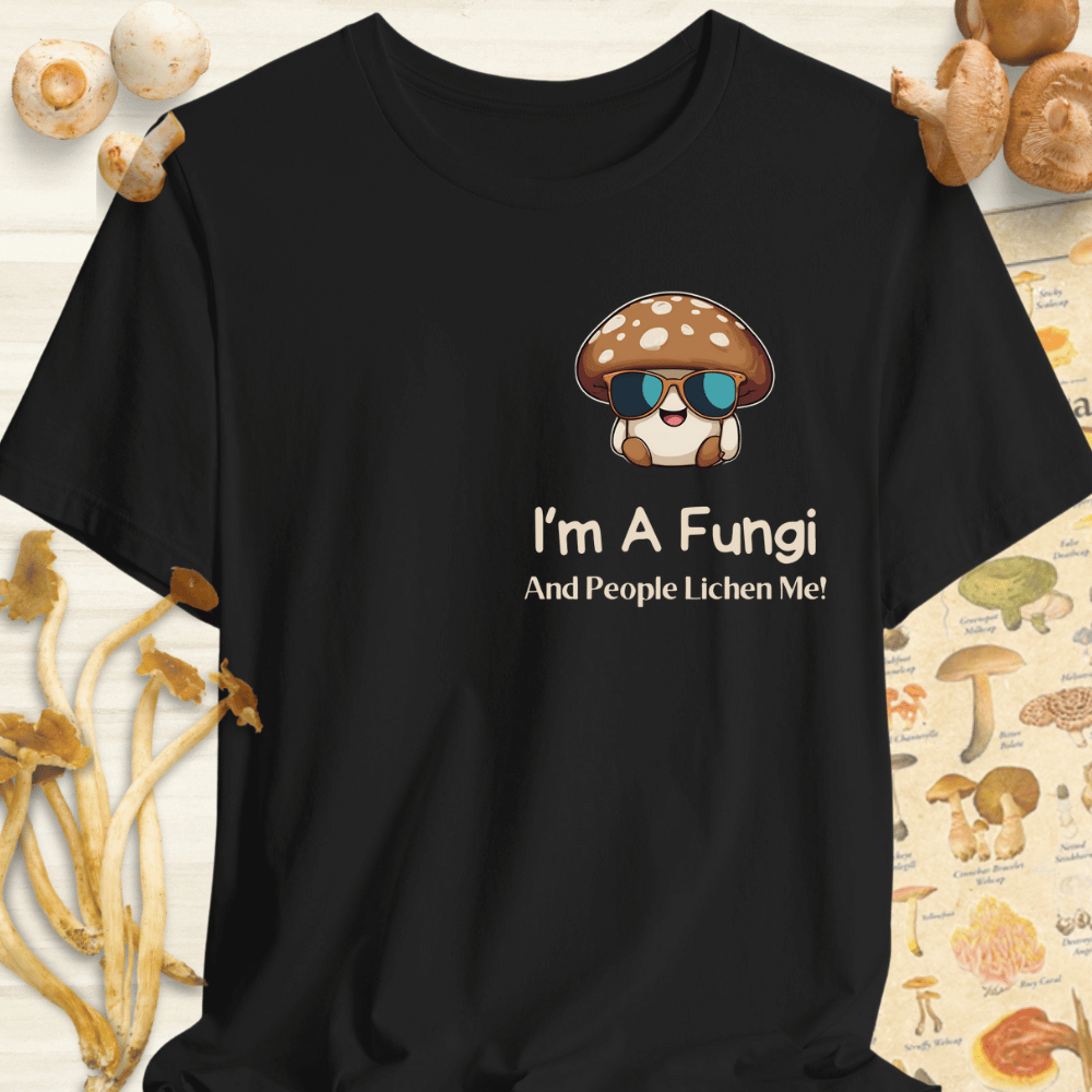 Fungi & People Lichen Me Tee Black