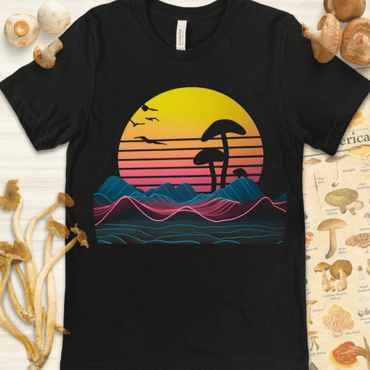 Neon Myco Horizons Tee Black