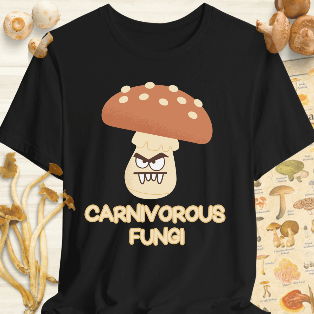 Carnivorous Fungi Tee Black