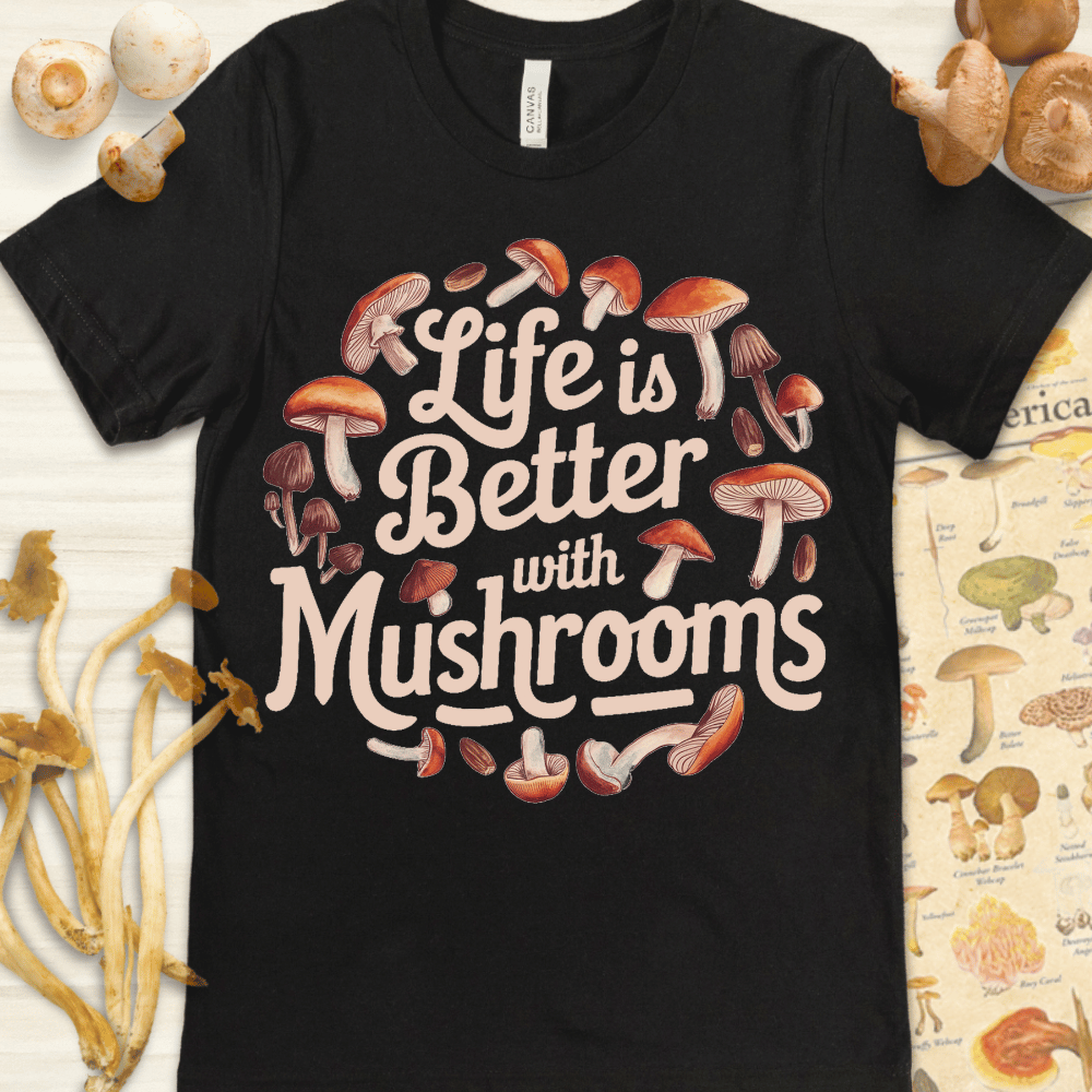 Life Is Better With Tee Black