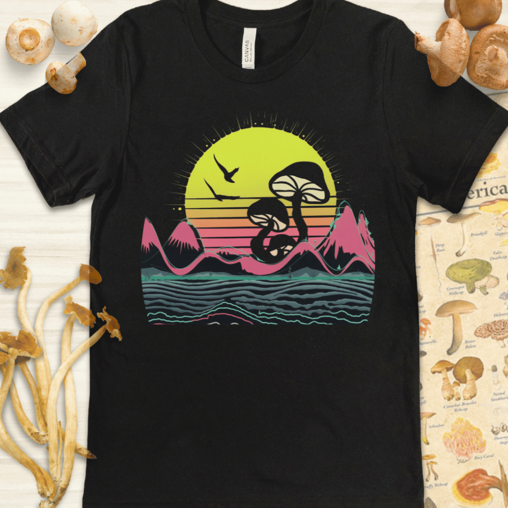Cosmic Sunrise Tee Black