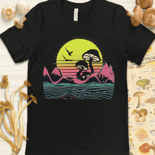 Cosmic Sunrise Tee Black