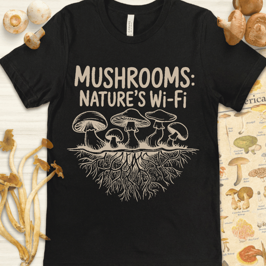 Nature's Wifi Tee Black