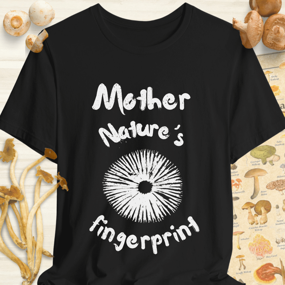 Nature's Fingerprint Tee Black