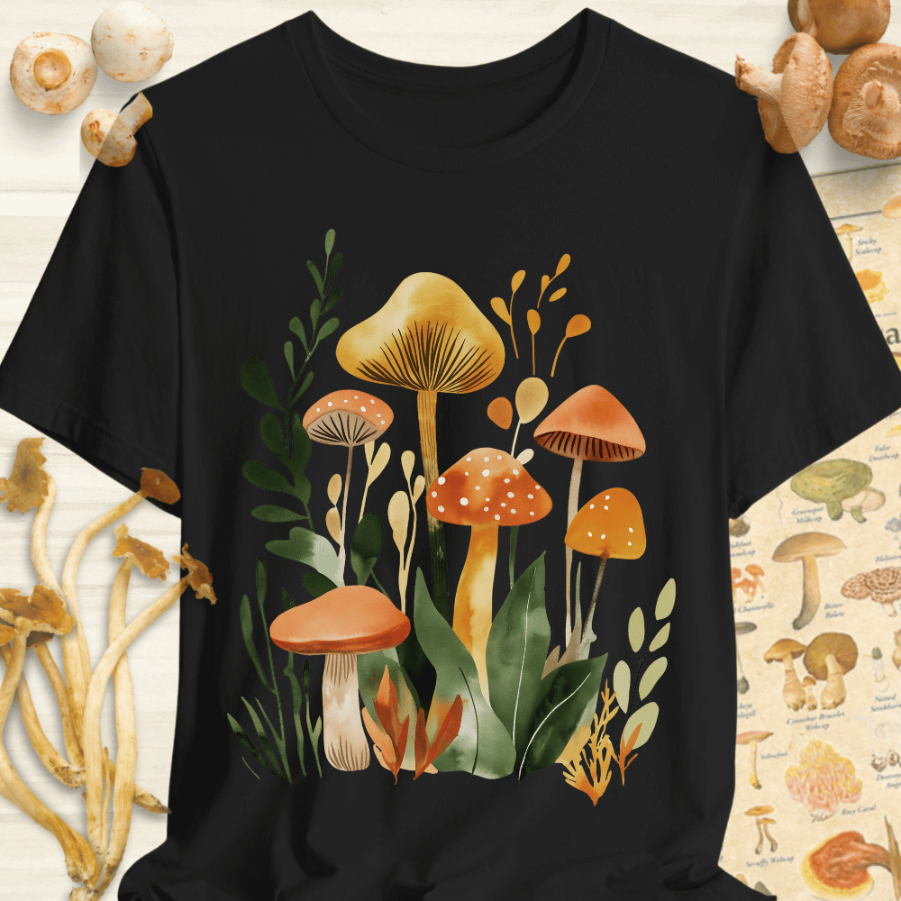 Boho Water Tee Black