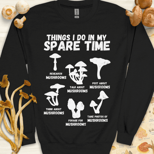Spare Time Sweatshirt Black