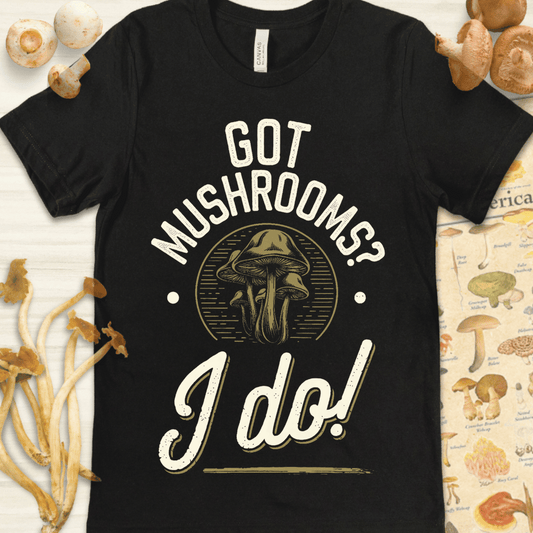 I Got Mushrooms Tee Black