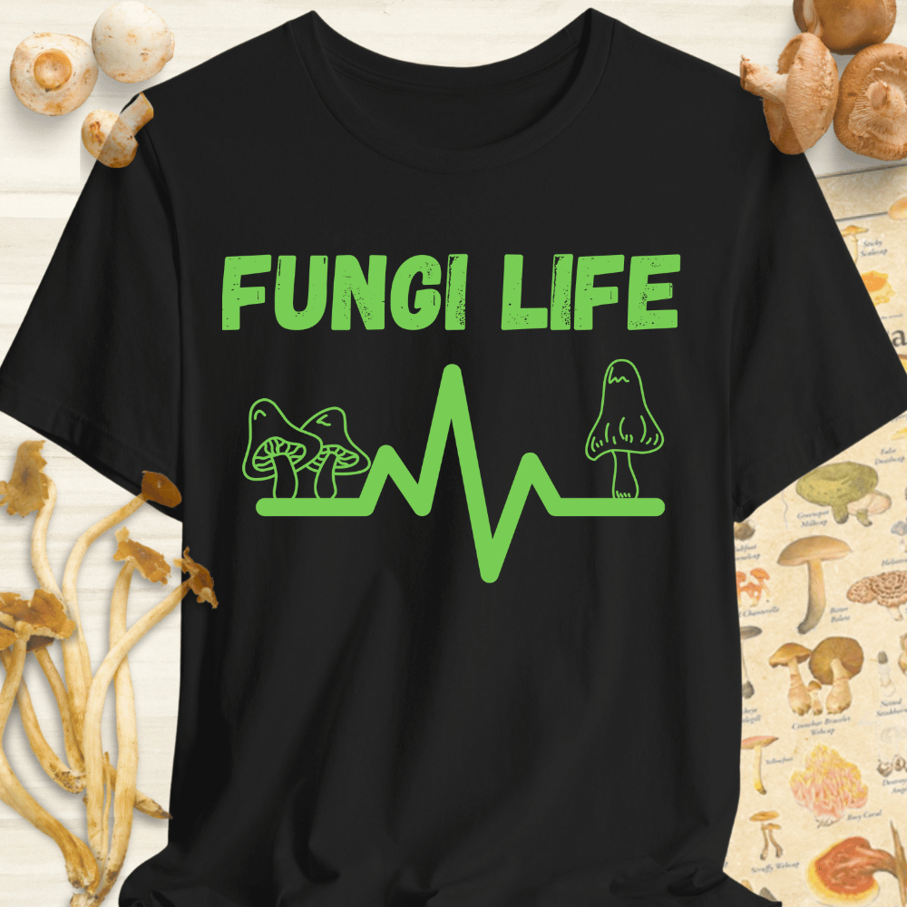 Fungi Life Tee Black