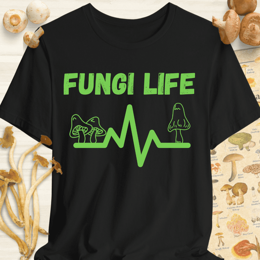 Fungi Life Tee Black