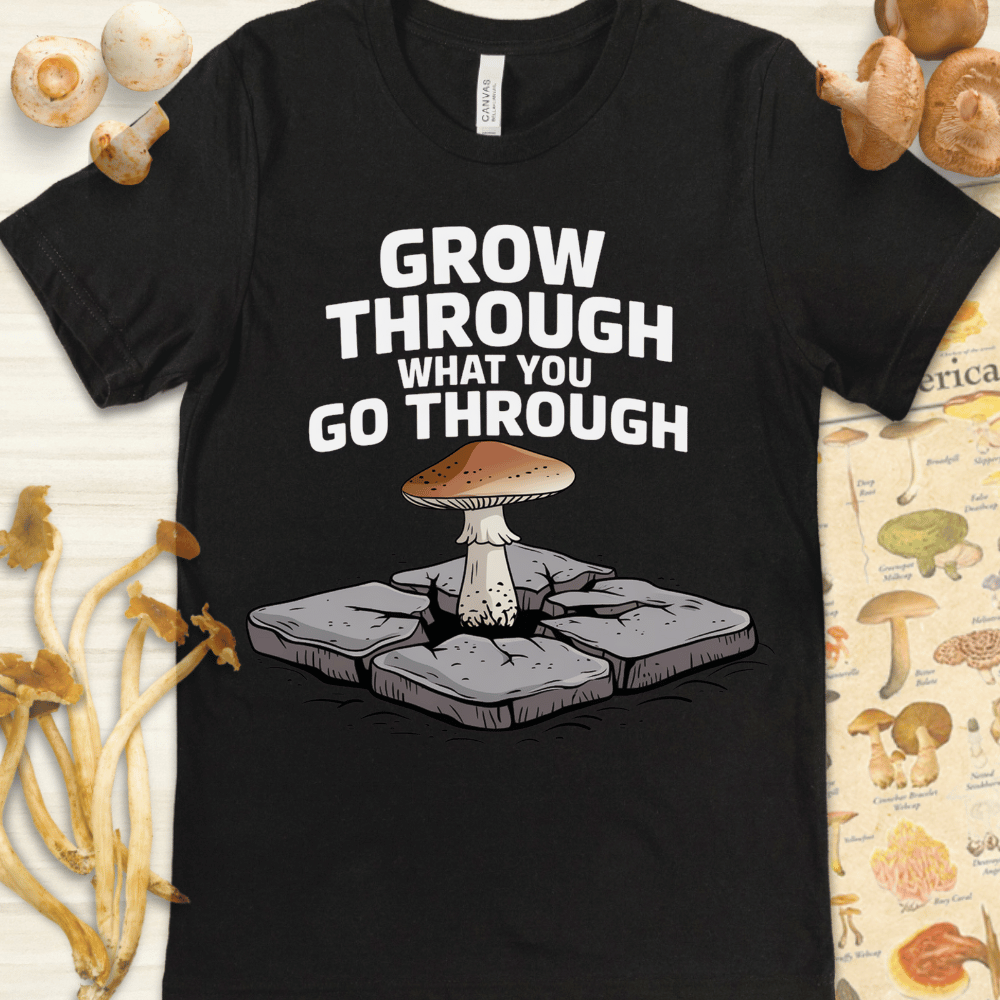 Grow And Go Though Tee Black