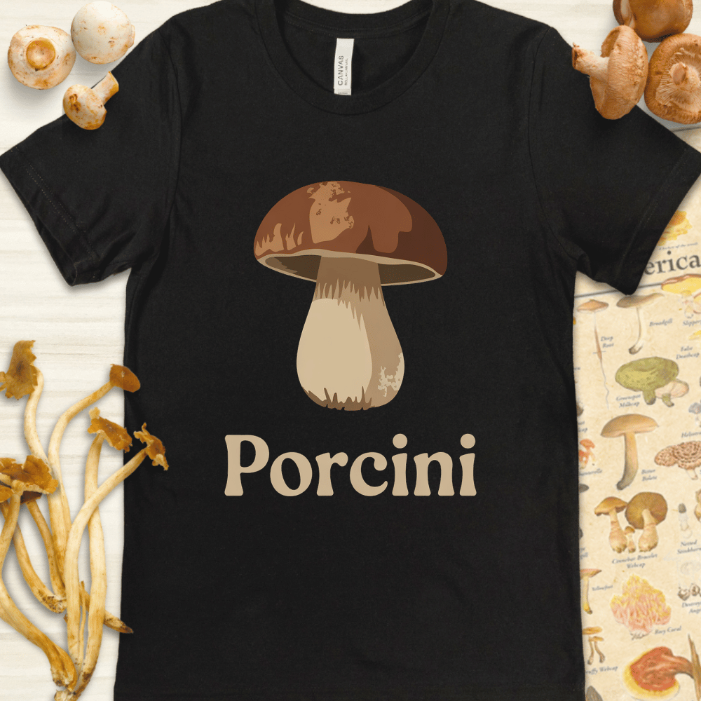 Porcini Tee Black