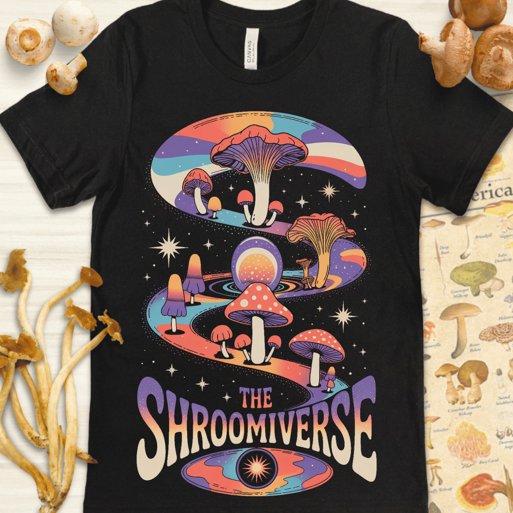 Shroomiverse Tee Black