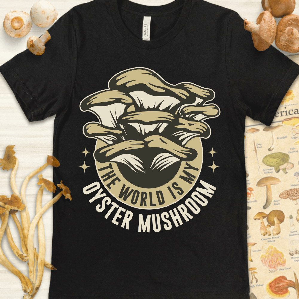Oyster World Tee Black