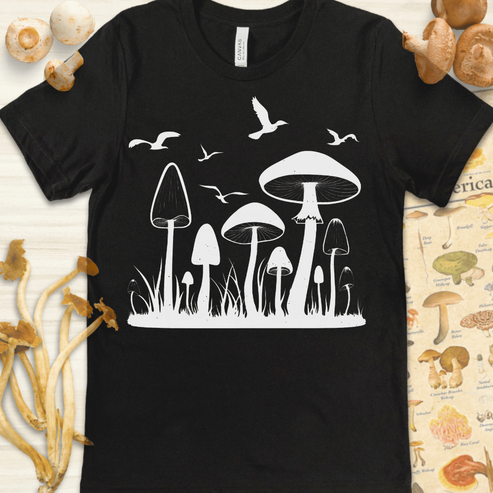 Fungal Flight Tee Black